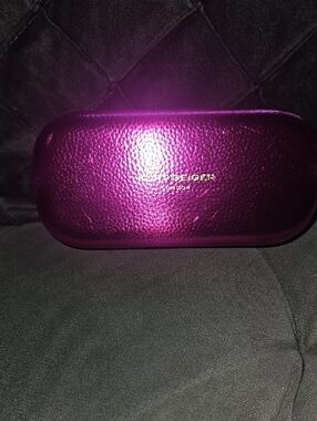 Ted Baker Metallic Magenta Glasses Case